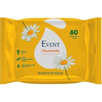 Event Влажна тоалетна хартия с екстракт от лайка Event - 60 броя (2EV09WCWW103CAM60A)
