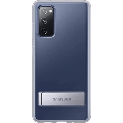 Samsung Clear Standing Cover EF-JG780CT - оригинален удароустойчив хибриден кейс с поставка за Samsung Galaxy S20 FE 5G (прозрачен)