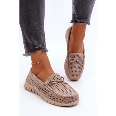 VINCEZA Dámské mokasíny Kesi hnědá