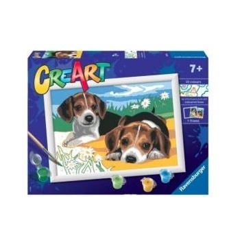 Cre Art Ravensburger Painting CreArt for Kids Puppies Jack Russel