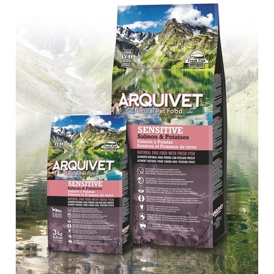 Arquivet Dog Sensitive losos so zemiakmi 3 kg