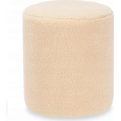 Dárkový dekor Kulatý jehněčí pouff, 32 cm
