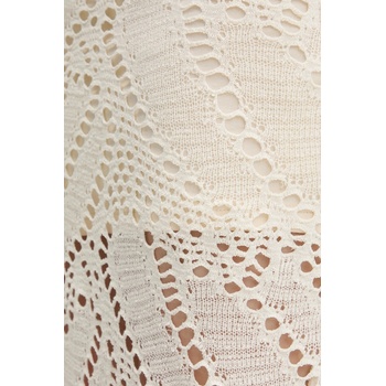 Desigual Пола Desigual WOOLF в бежово дълга с кройка тип молив 25SWFK04 (25SWFK04)