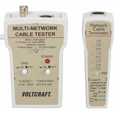 VOLTCRAFT CT-1 Určený pre RJ-45, BNC