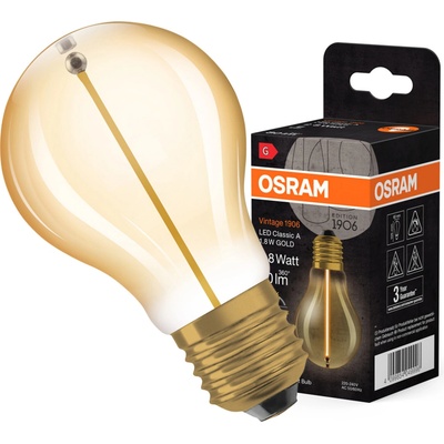 Osram Vintage 1906 LED žárovka E27 1,8W 2700 zlatá