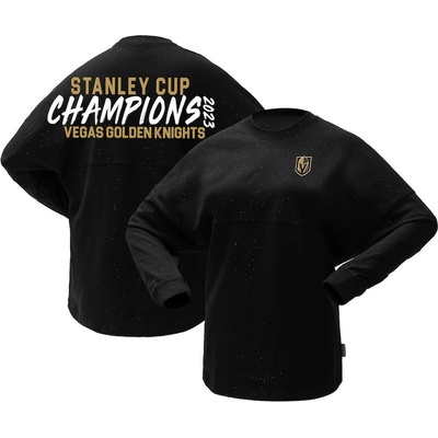 Fanatics Dámske tričko Vegas Golden Knights 2023 Stanley Cup Champions Sparkle Spirit Jersey Long Sleeve