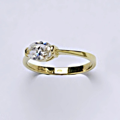 Čištín zlatý žluté zlatý čirý zirkon 5 v v VR 115