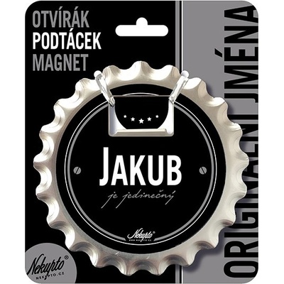 Nekupto Otvírák na pivo, podtácek se jménem - Jakub