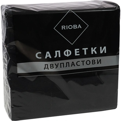 Rioba салфетки черни 100бр 100бр