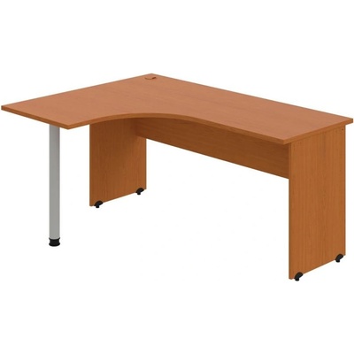 OFFICE PRO s.r.o. HOBIS kancelársky stôl pracovný tvarový, ergo pravý - GE 60 P, čerešňa