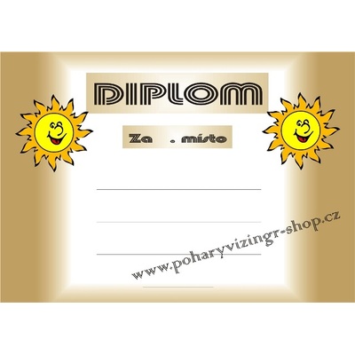 VIZINGR Děti diplom A4 č.19