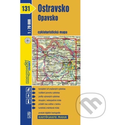 Cykloturistická mapa č. 131 Ostravsko Opavsko 1 : 70 tis.