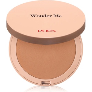 PUPA Milano Wonder Me Bronzer компактна бронзираща пудра за перфектна кожа цвят 002 - Medium Warm 7.5 гр