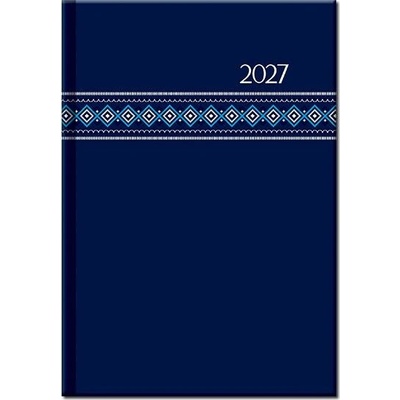 Folk A5 Týždenný 2027 modrý