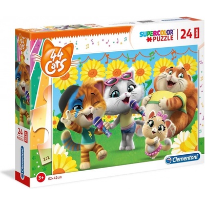 Clementoni 44 koček MAXI 24 dielov
