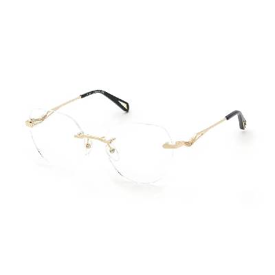 VZV487S-550300 Reading Glasses - Golden (Shiny Rose Gold)