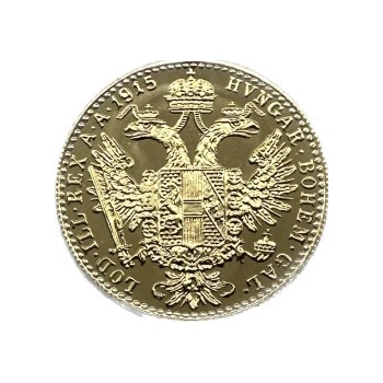 Münze Österreich Zlatá mince 1 Dukát Františka Josefa I. 1915 Novoražba 3,49 g