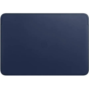 Apple Leather Sleeve - оригинален кожен калъф, тип джоб за MacBook Pro 16 (2019) (тъмносин)
