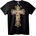 NOONEBRAND Тениска с религиозен кръст - 6XL, Black