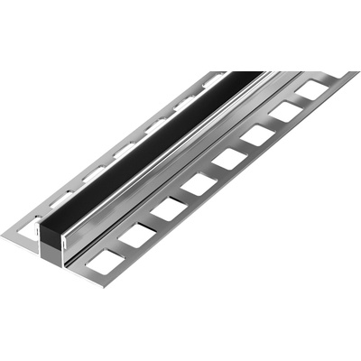 Acara DL7/4 V2A dilatačná lišta čierna 2,5 m