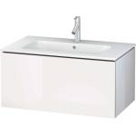 Duravit L-Cube - Шкафче за умивалник 40x82x48 см, 1 чекмедже, лъскаво бяло LC614102222 (LC614102222)