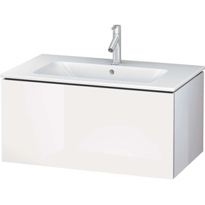 Duravit L-Cube - Шкафче за умивалник 40x82x48 см, 1 чекмедже, лъскаво бяло LC614102222 (LC614102222)