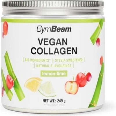 GymBeam Vegan Collg citrón limetka 249 g