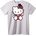 NOONEBRAND Черна тениска с Хело Кити - 5XL, White