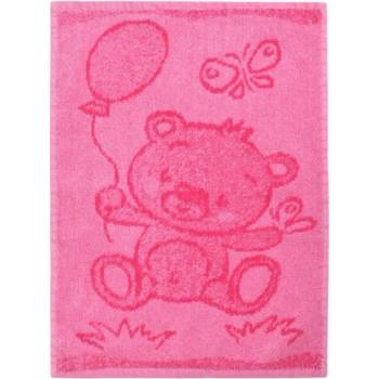 Profod Dětský ručník Bear pink 30 x 50 cm