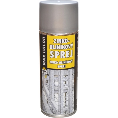Max Color zinko hliníková farba v spreji 400 ml