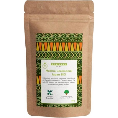 BrainMax Pure Čaj Matcha Ceremonial Japan BIO 50 g