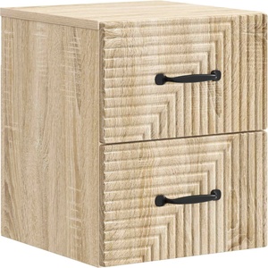 vidaXL Спален шкаф с монтаж на стена Дъб сонома 34, 5 x 33 x 40 см (898639)