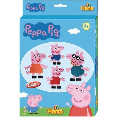 HAMA Dárková sada PRASÁTKO PEPINA - zažehlovací korálky MIDI
