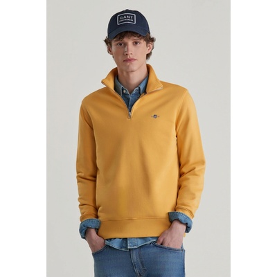 Gant reg shieldHALF ZIP SWEAT žlutá