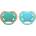Philips Залъгалки Philips Avent - Ultra Air, 6-18 м, с кутийка, 2 броя, зелена/синя (SCF087/10)