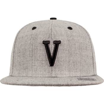 Urban Classics Шапка с козирка в сиво Letter Snapback VUB-10532-00379 - Сив, размер blk/L