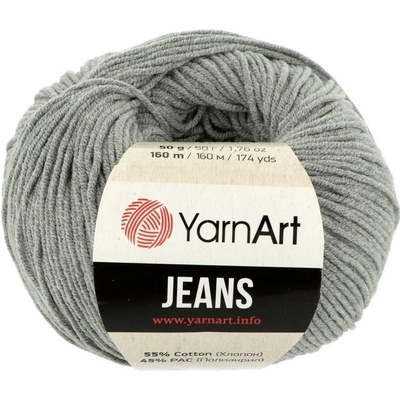 YarnArt Jeans 46 tmavá sivá