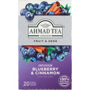 Ahmad Tea Чай АХМАД - плодово-билкова смес с боровинка и канела 20 x 2 г