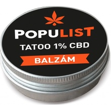 Populist TATOO konopná mast na tetování 1% CBD 30 ml