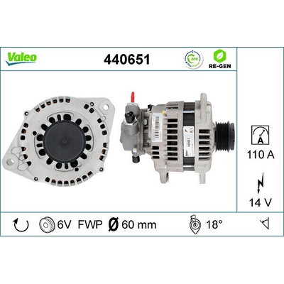 Alternátor VALEO 440651