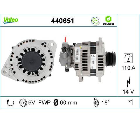 Alternátor VALEO 440651