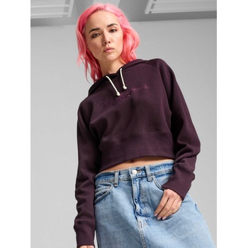 PUMA Суитшърт CLASSICS+ Relaxed Cropped Hoodie