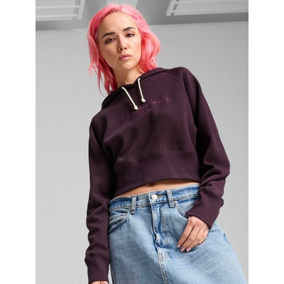 PUMA Суитшърт CLASSICS+ Relaxed Cropped Hoodie