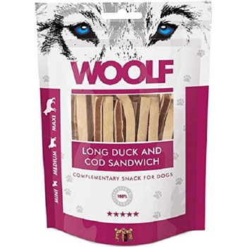 Woolf Dog Duck & Codfish Soft Sandwich LONG 100 g