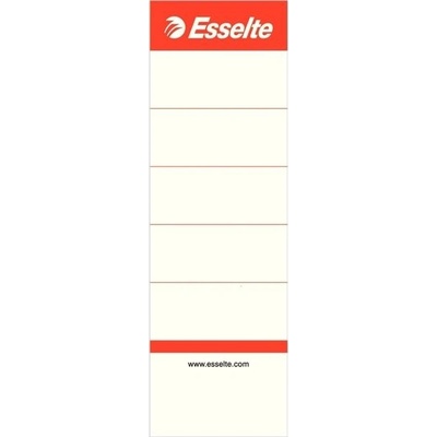 Zasouvací etikety pro pákové pořadače Esselte, 7,5 cm, 10 ks