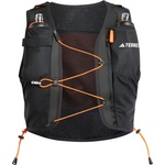 adidas Terrex Раница за трейл бягане Adidas terrex Terrex Trail Running Vest 12L Trail running backpack - Black / White / Impact Orange - размер XS (502-9114-0111)