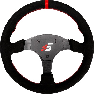 Simagic Round-Shaped Steering wheel without HUB, 330mm, Sued (P-330R(SUEDE))