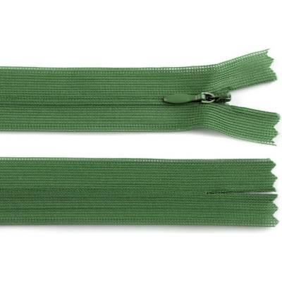 Stoklasa Spirálový zip skrytý No 3 délka 40 cm dederon Balení: 1 ks, Varianta: 265 zelená lahvová 265 zelená lahvová
