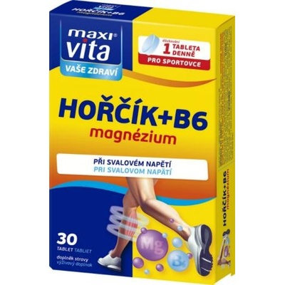 MaxiVita Horčík + B6 30 tabliet