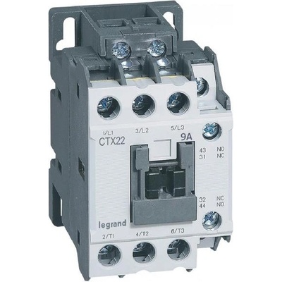 LEGRAND Контактор CTX3-22 3P 4kW (9A AC-3) 1NO-1NC 230V 50/60Hz - 416086 (416086)